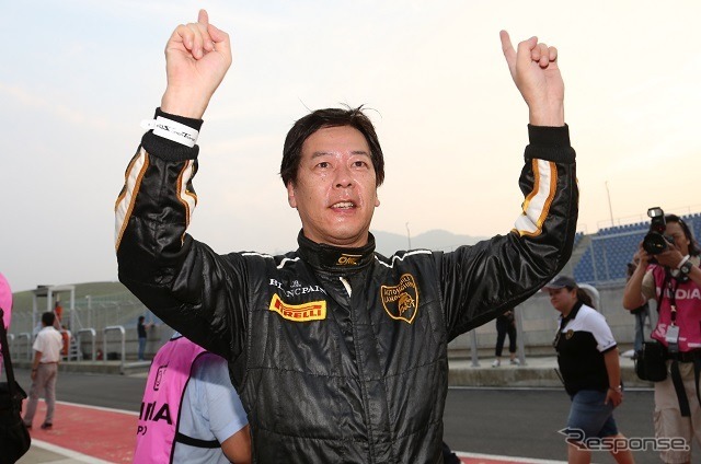 中谷明彦選手（ランボルギーニ・ブランパン・スーパートロフェオ 第3戦）