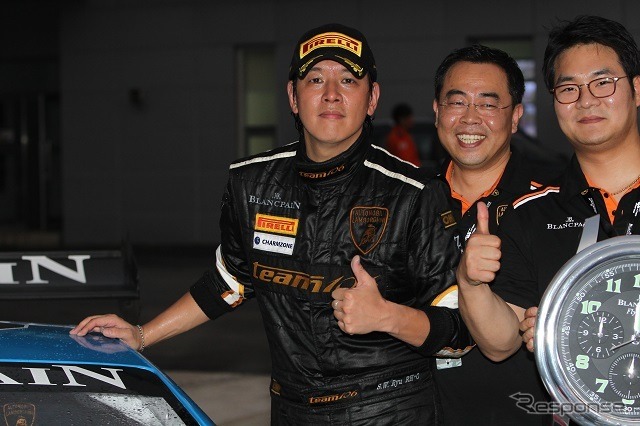 リュ・シウォン選手(ランボルギーニ・ブランパン・スーパートロフェオ 第3戦)
