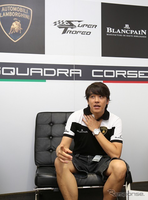 リュ・シウォン選手(ランボルギーニ・ブランパン・スーパートロフェオ 第3戦)