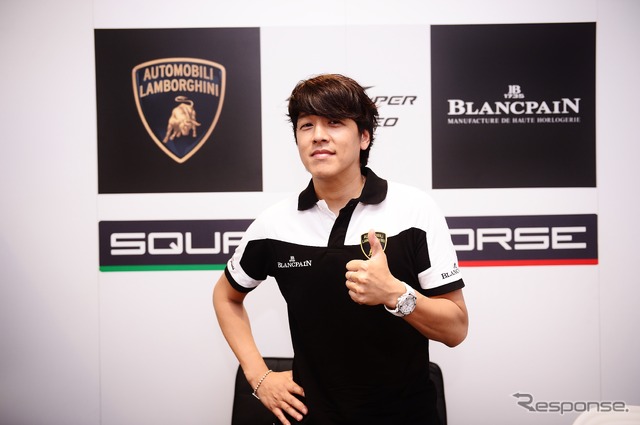 リュ・シウォン選手(ランボルギーニ・ブランパン・スーパートロフェオ 第3戦)
