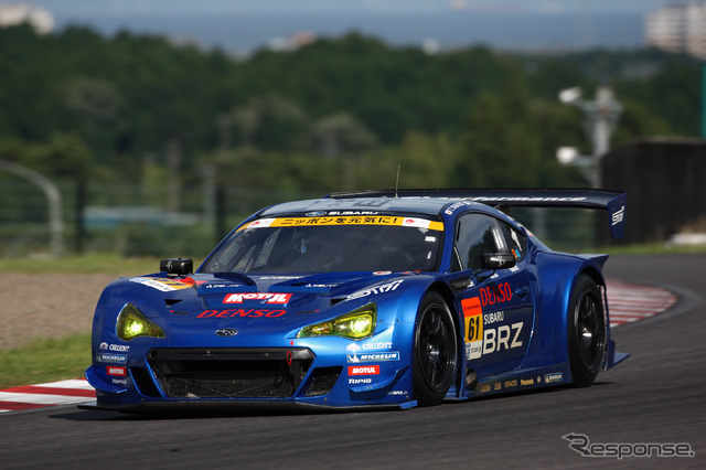 今季5戦中4戦でポール獲得のスバルBRZ。写真:MOBILITY LAND(7月の公式テスト時)