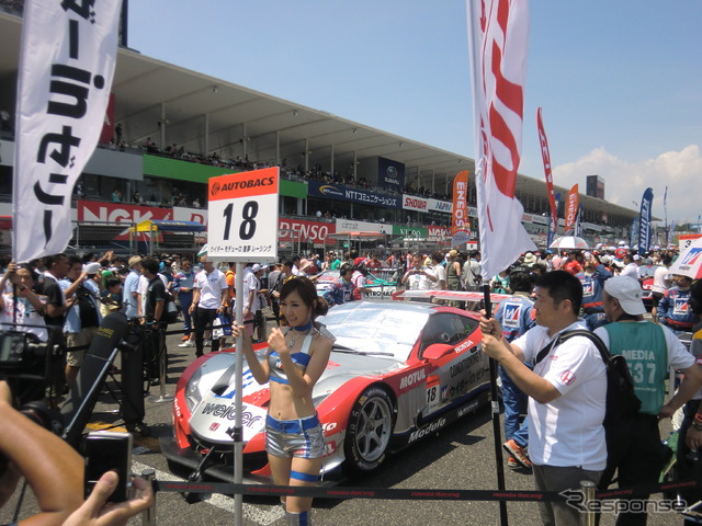 ウイダー モデューロ HSV-010は2番グリッドスタートだった。