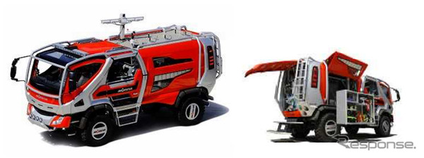 林野火災用消防車 コンセプトカー