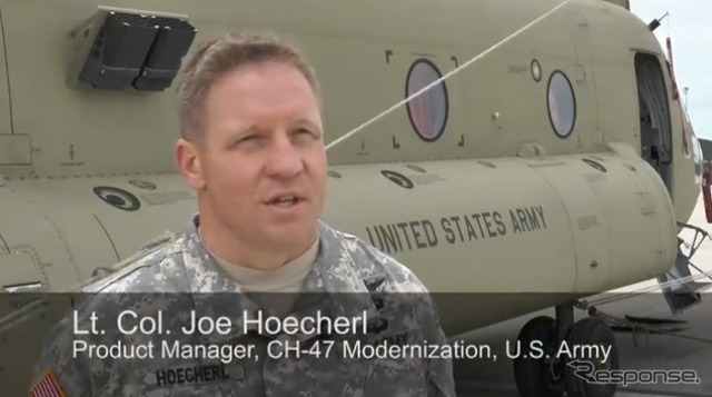 CH-47チヌークへの「クールズ」のインストール(動画キャプチャ)