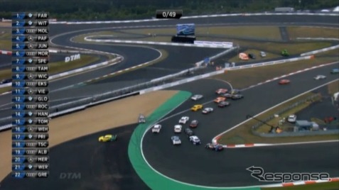 DTM第7戦でウィケンスが初優勝（動画キャプチャ）