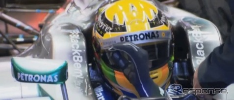 ベルギーGP予選（動画キャプチャ）