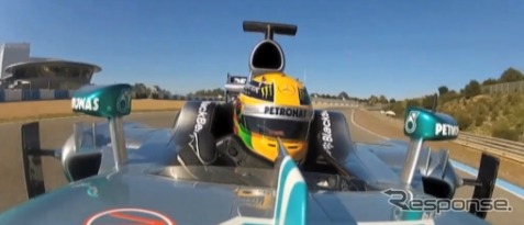 ベルギーGP予選（動画キャプチャ）