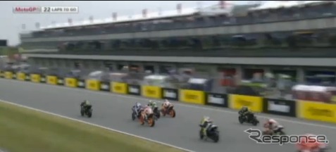 MotoGP第11戦決勝(動画キャプチャ)