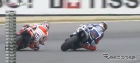 MotoGP第11戦決勝(動画キャプチャ)