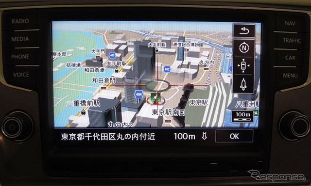年末から装着可能なインダッシュナビ。