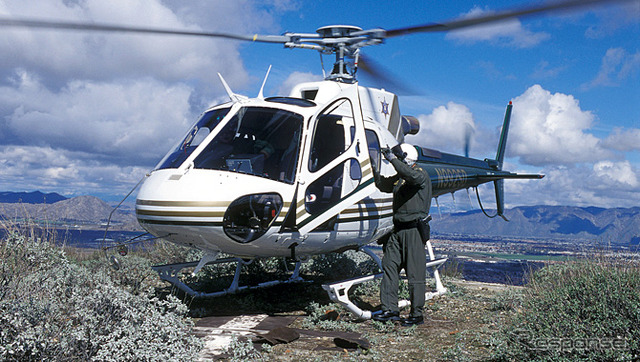 ユーロコプター製AS350B3eヘリコプター
