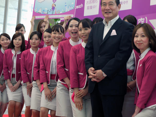 「Peachはちゃんと飛びます!」……井上社長が丸の内でアピール