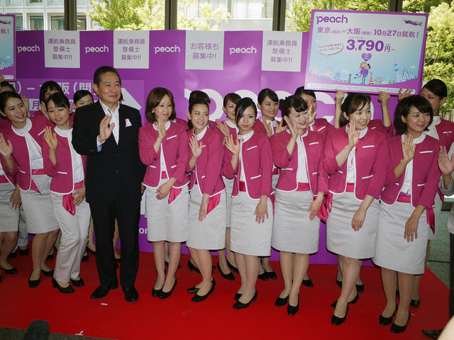 「Peachはちゃんと飛びます!」……井上社長が丸の内でアピール