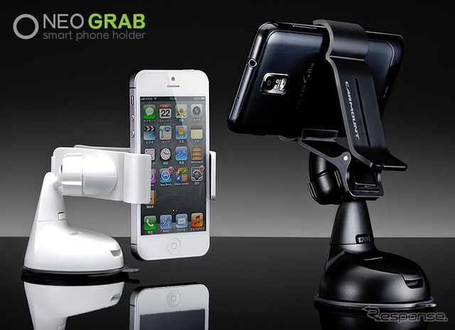 サンワサプライ、片手で付け外しができるiPhone5・スマホ用車載ホルダーを発売
