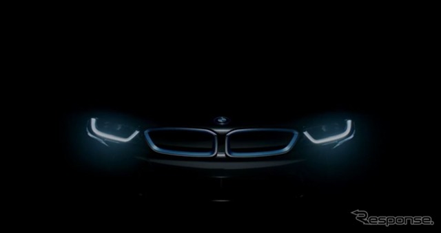 BMW i8の市販モデルの予告イメージ