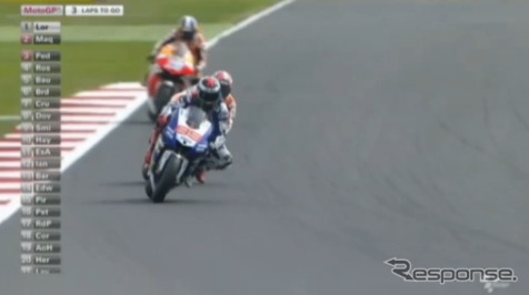 MotoGPイギリスGP(動画キャプチャ)