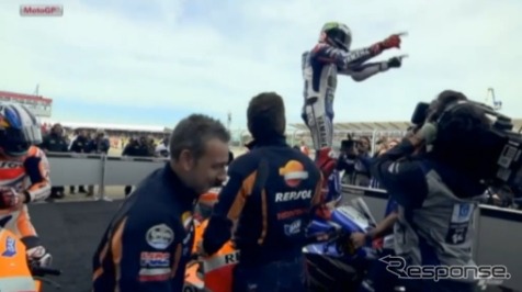 MotoGPイギリスGP(動画キャプチャ)