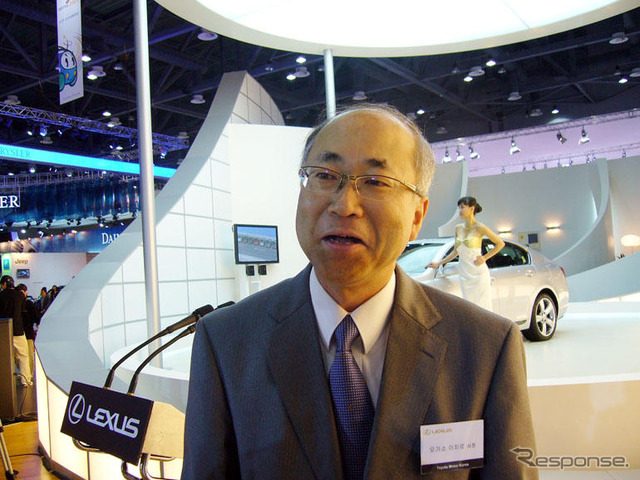 【ソウルモーターショー05】韓国トヨタ社長「死守レクサス6000台」