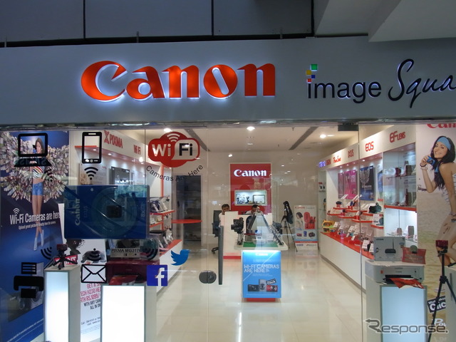 デリー近郊都市グルガオンにあるCanonの店舗