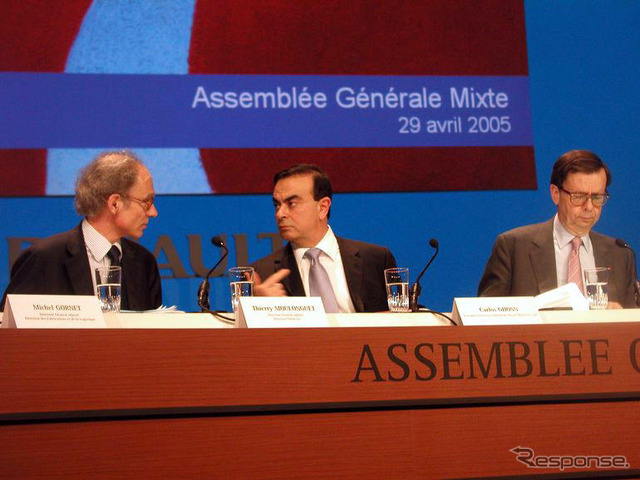 【ルノー年次総会】ゴーン氏がCEOに就任して…
