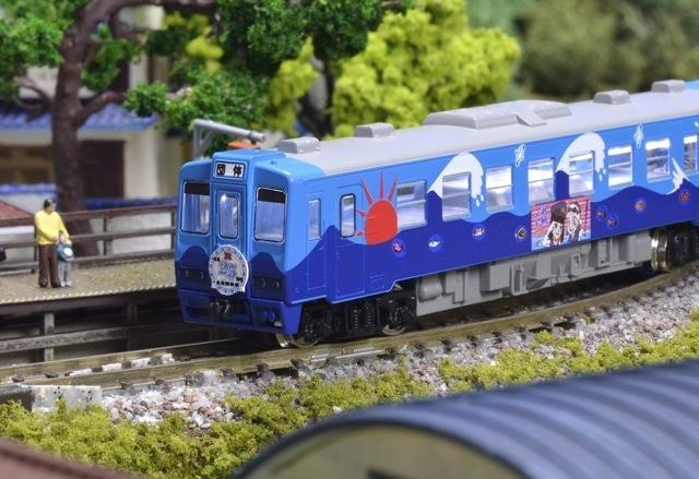 Nゲージ鉄道模型になった「あまちゃん」の「北三陸鉄道36形お座敷車両」