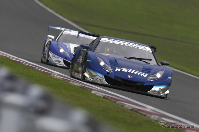 GT500決勝2位のKEIHIN HSV-010。写真:Honda