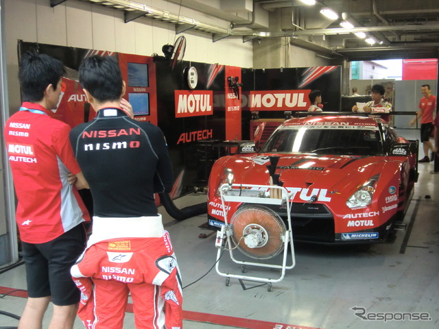 ニスモGT-R(柳田真孝&R.クインタレッリ)はGT500クラス決勝9位。