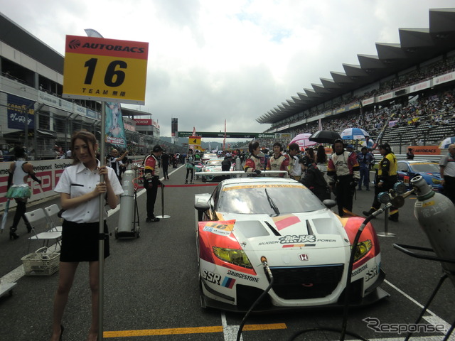 #16 CR-Zは3番グリッドスタートから決勝8位。