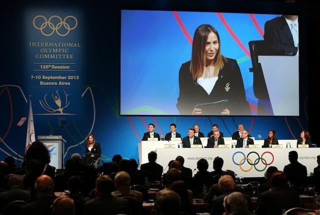 イスタンブールのプレゼンテーション(パラリンピックのギゼム・ギリスメン選手) (C) Getty Images
