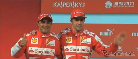 F1イタリアGP予選(動画キャプチャ)