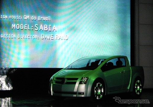 【デトロイト・ショー2001速報】『サビア』が見せたブラジルGMのデザイン力