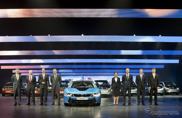 BMW i8の市販モデル(フランクフルトモーターショー13)