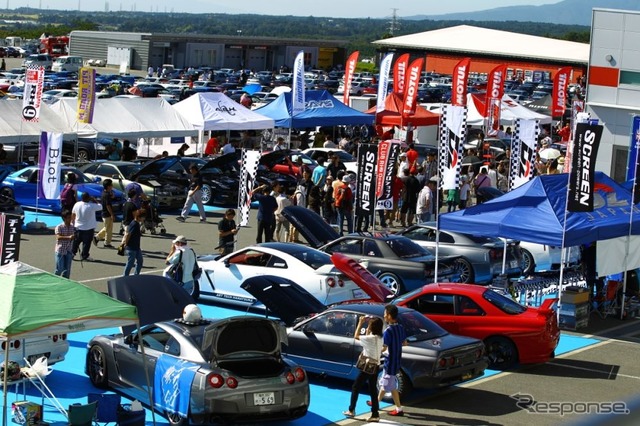 GT-Rファンが富士に集結…VR38とRB26のゼロヨン対決