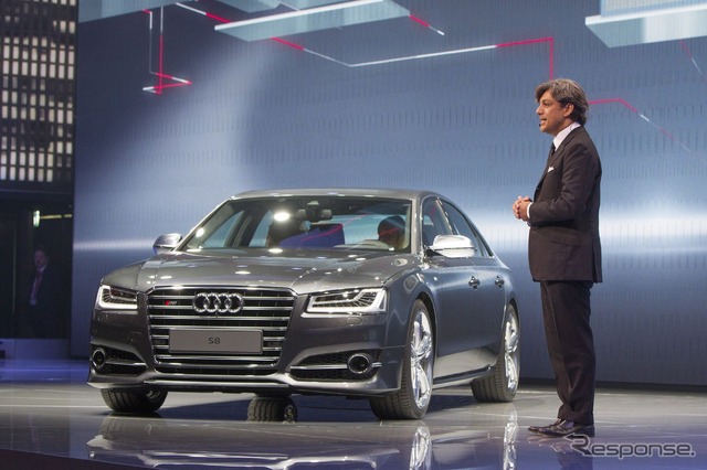 アウディ S8 の大幅改良モデル(フランクフルトモーターショー13)