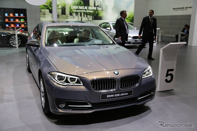 BMW 5シリーズの大幅改良モデル(フランクフルトモーターショー13)