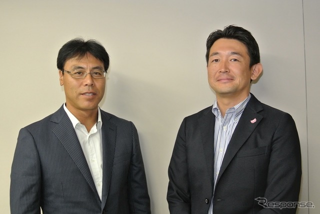 トヨタ自動車 製品企画本部 ZS主査 秋山 晃氏(左)と製品企画本部 ZS主幹 岩月健一氏