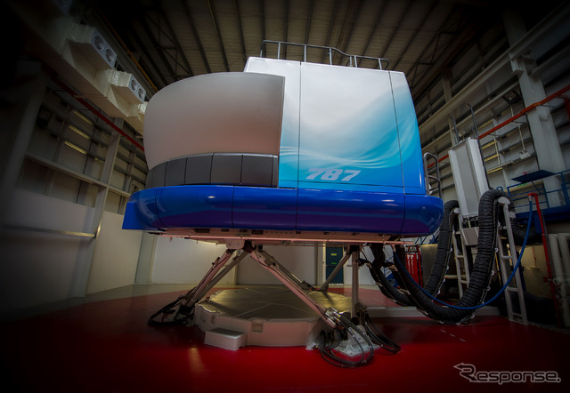ボーイング787用完全飛行シミュレーター