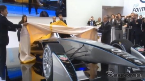 スパーク・ルノーSRT01Eの発表会(動画キャプチャ)