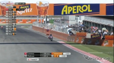 サンマリノGP予選(動画キャプチャ)