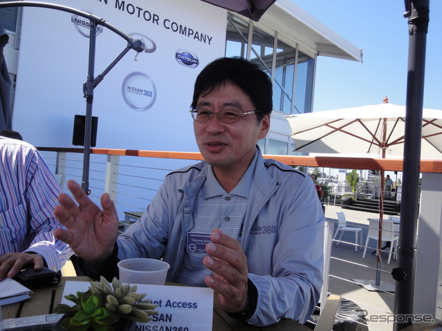 日産 電子技術開発本部 ITS開発グループ担当部長 飯島徹也氏
