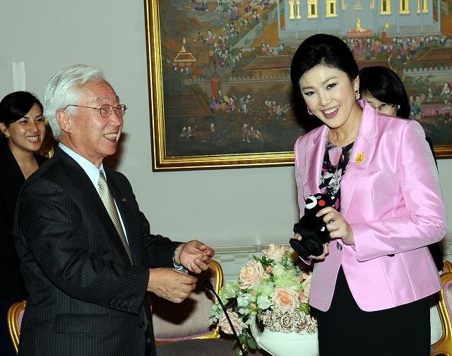 ＪＲ九州会長、タイ首相と会談