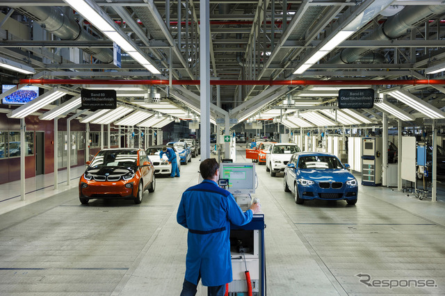 ドイツ・ライプツィヒ工場で生産が開始されたBMW i3