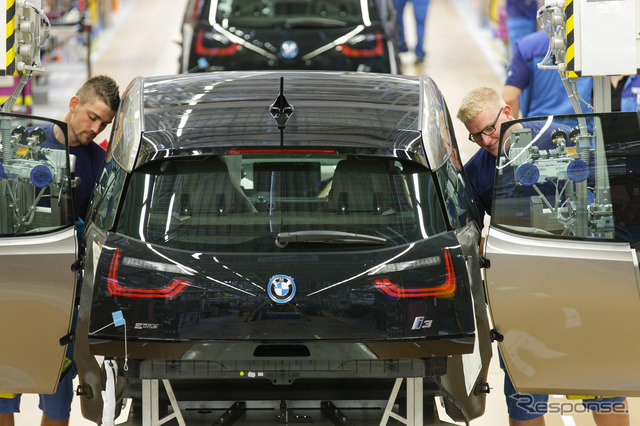 ドイツ・ライプツィヒ工場で生産が開始されたBMW i3