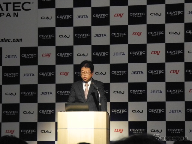 CEATEC JAPAN2013実行委員会の園原茂委員長