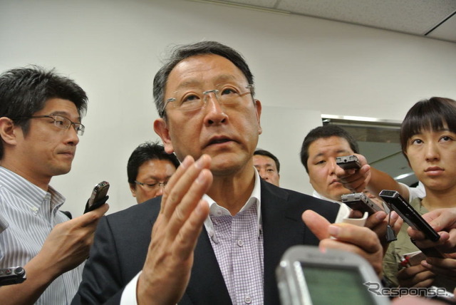 日本自動車工業会豊田章男会長