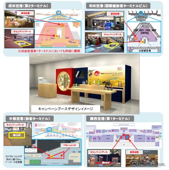 「ニッポンを飲もう!『日本の酒キャンペーン』」を成田・羽田・中部・関西で展開