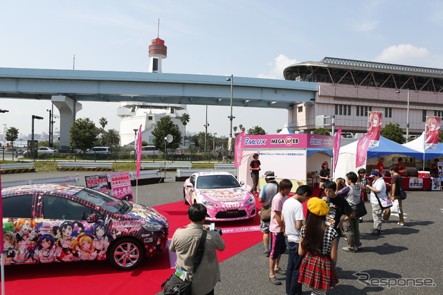 「ラブライブ!」公式販売痛車を痛Gふぇすたにて発表…声優ナビバージョンも