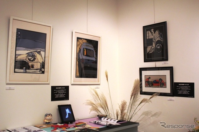 AUTOMOBILE ART EXHIBITION 2013開催 稲垣利治氏の作品