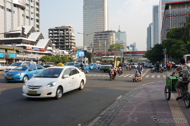 インドネシア ジャカルタ市内の道路