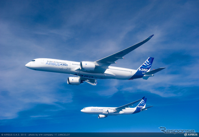 エアバスA330とA350
